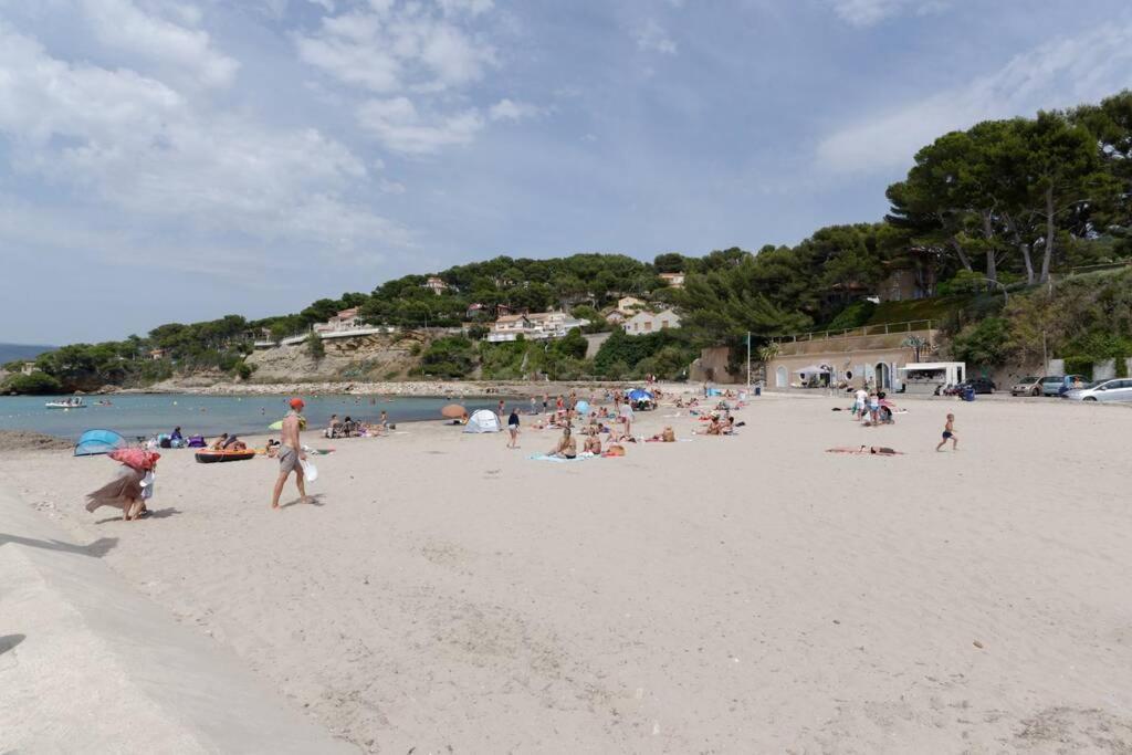St-Cyr - Studio Avec Balcon, Vue Mer Et Proche Plage Apartman Saint-Cyr-sur-Mer Kültér fotó